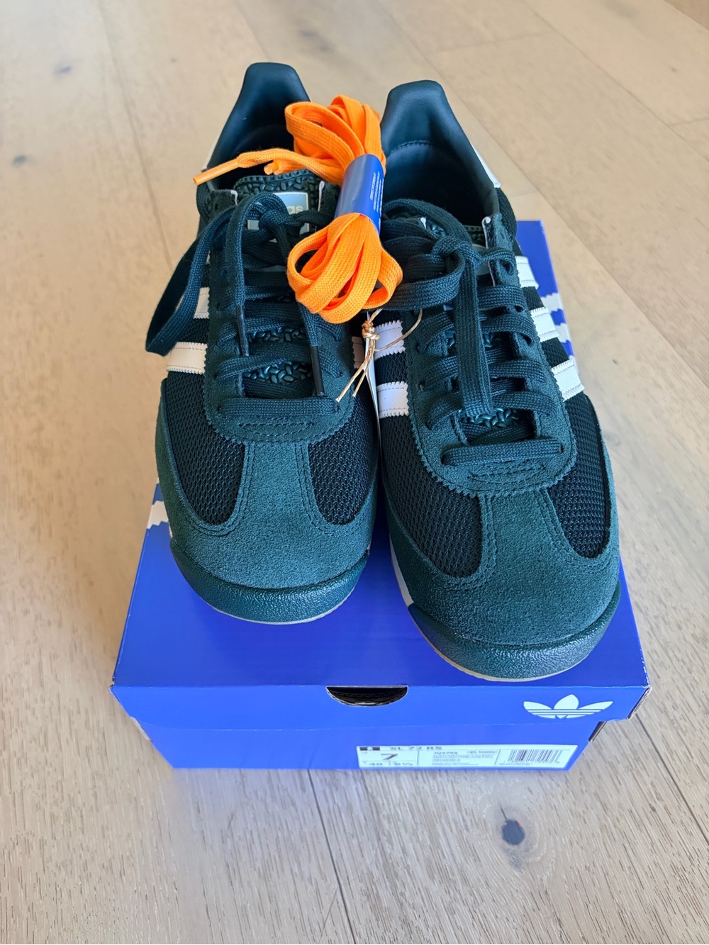 adidas green SL72 RS size 7 (m) NIB